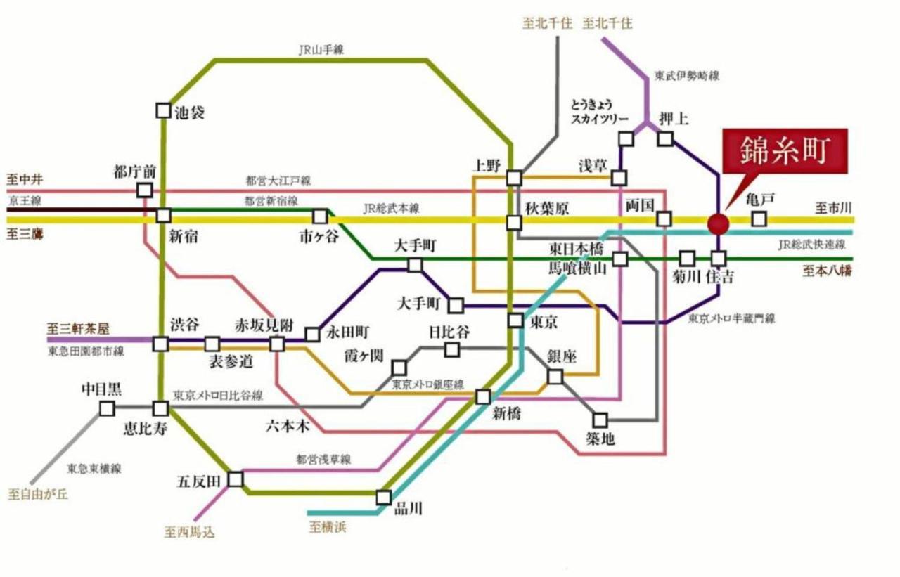 錦糸町ハウス Apartment Tokyo Ngoại thất bức ảnh